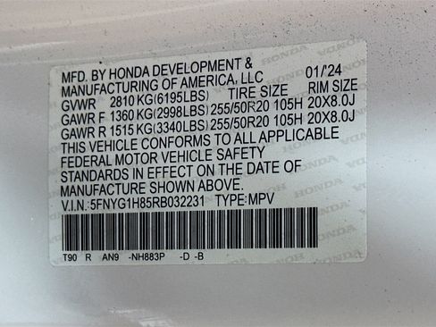 Used 2024 Honda Pilot Elite image 34