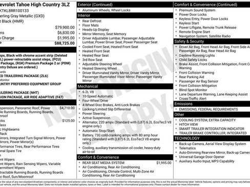 Used 2024 Chevrolet Tahoe High Country image 59