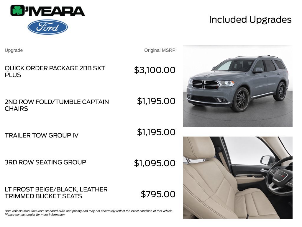 Used 2020 Dodge Durango SXT AWD/4WD image 4