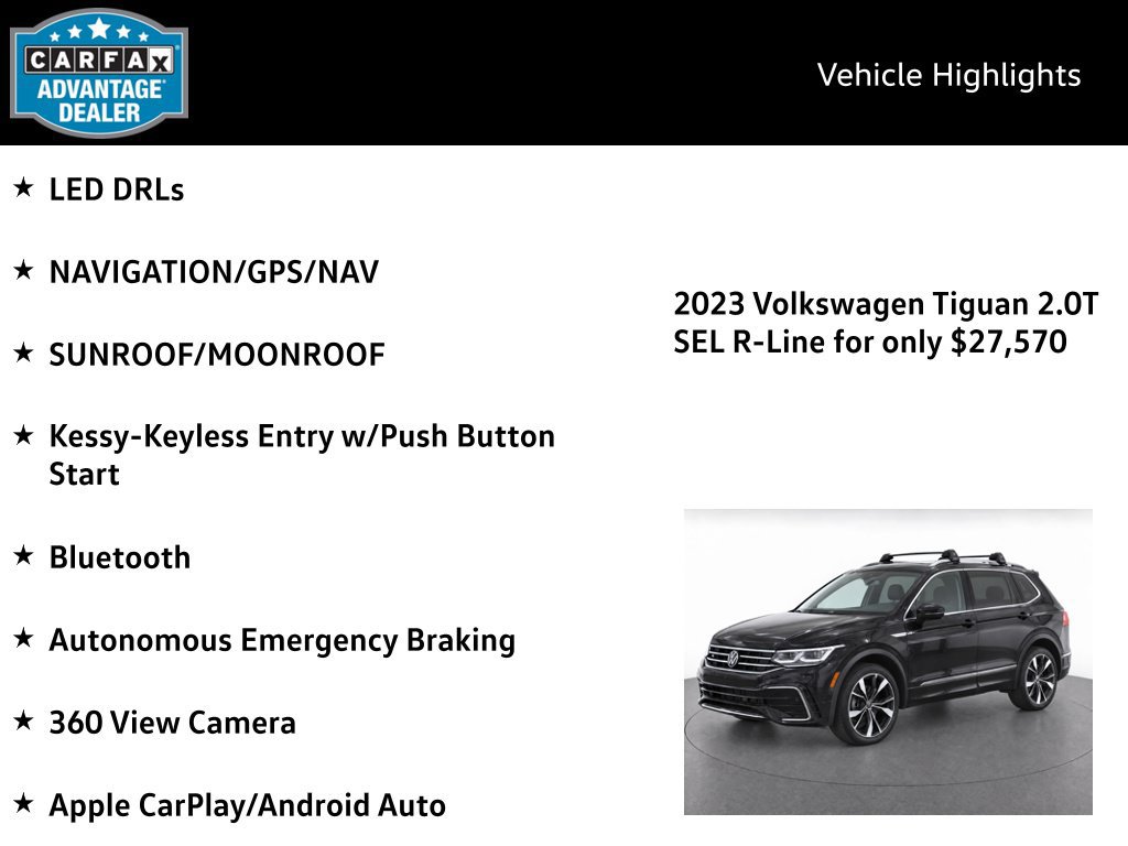 Certified 2023 Volkswagen Tiguan SEL R-Line AWD/4WD image 4