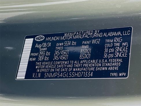 Certified 2025 Hyundai Santa Fe Calligraphy FWD image 38