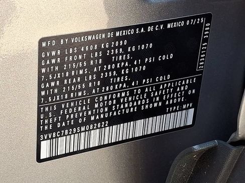 Certified 2025 Volkswagen Taos S AWD/4WD image 26