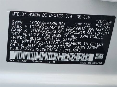 Used 2025 Honda HR-V Sport image 27