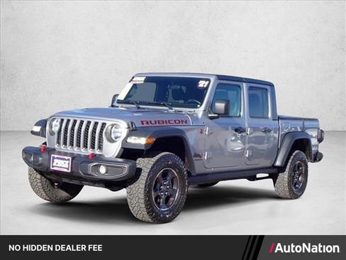 Used 2021 Jeep Gladiator Rubicon w/ Cold Weather Group AWD/4WD image 1