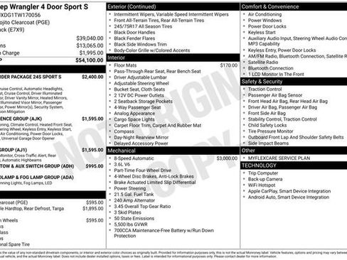 New 2026 Jeep Wrangler Unlimited Sport AWD/4WD image 37