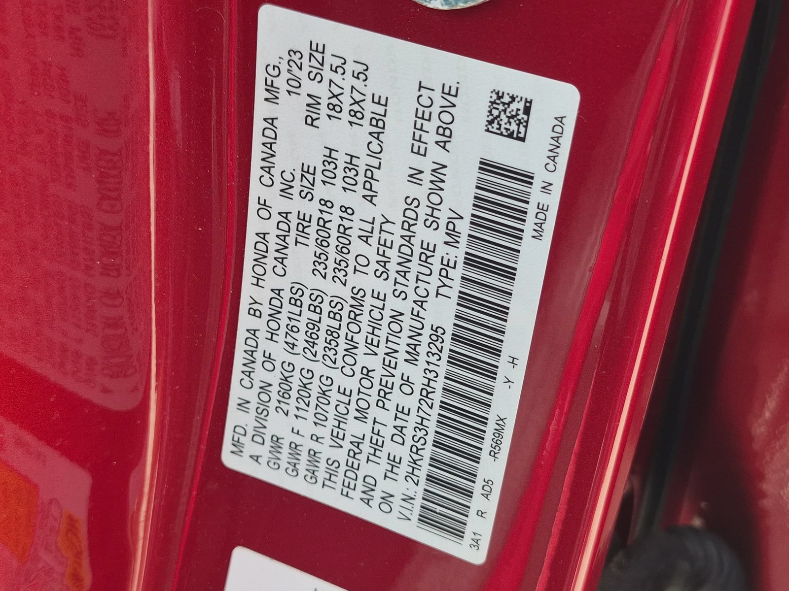 Certified 2024 Honda CR-V EX-L image 21