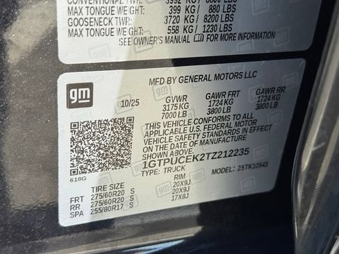 Used 2026 GMC Sierra 1500 Elevation w/ Elevation Select Package AWD/4WD image 26