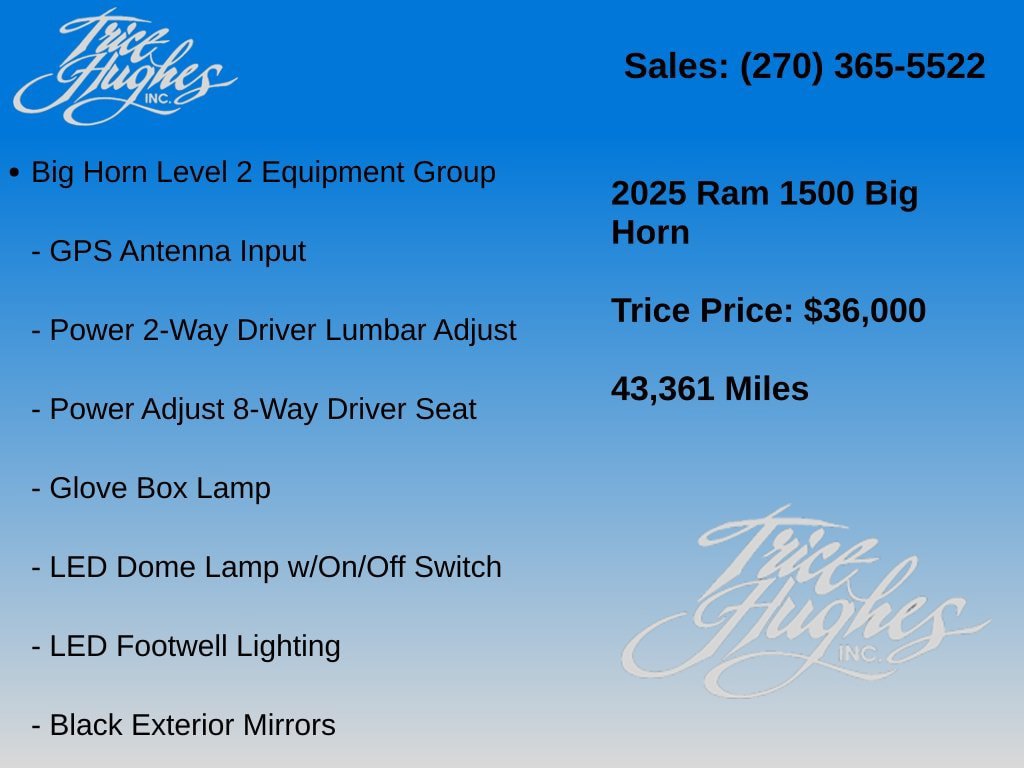 Used 2025 RAM 1500 Big Horn AWD/4WD image 20