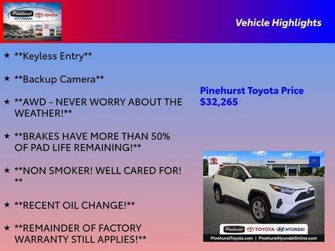 Used 2024 Toyota RAV4 LE AWD/4WD image 31