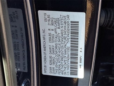 Used 2019 Honda Accord EX image 26