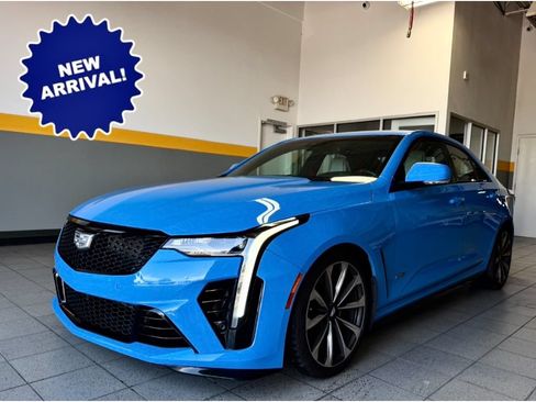 Used 2022 Cadillac CT4 V Blackwing w/ Climate Package RWD image 1
