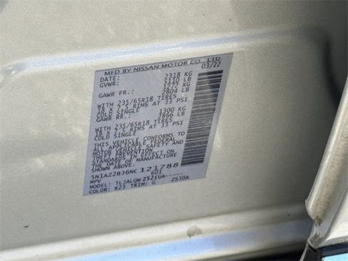 Certified 2022 Nissan Murano SV w/ Cargo Package image 33