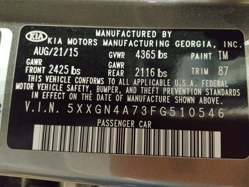 Used 2015 Kia Optima EX FWD image 33