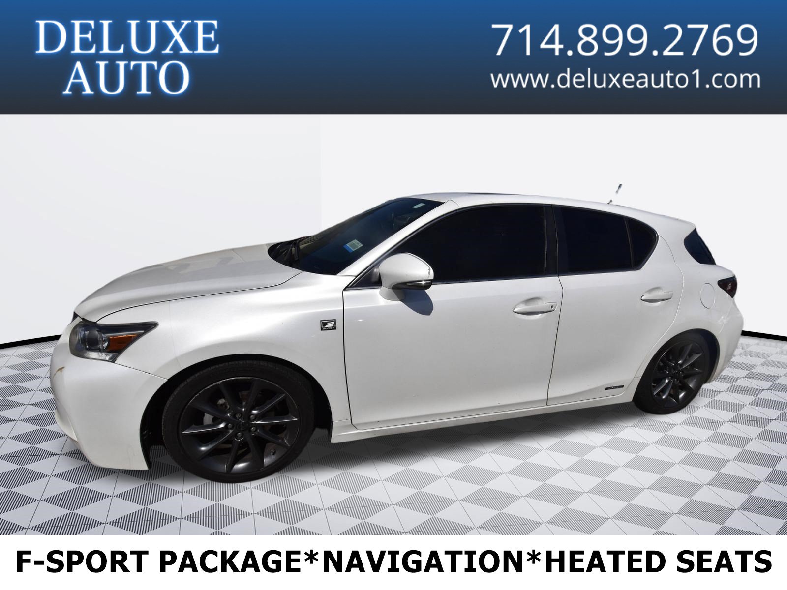 Used 2012 Lexus CT 200h Premium w/ Premium Audio Pkg (F Sport) FWD image 1