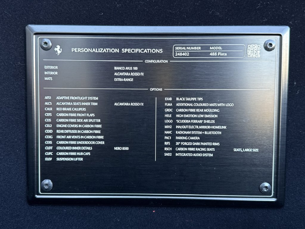 Certified 2020 Ferrari 488 Pista Coupe RWD image 26