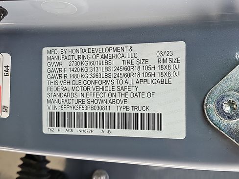 Used 2023 Honda Ridgeline RTL image 27