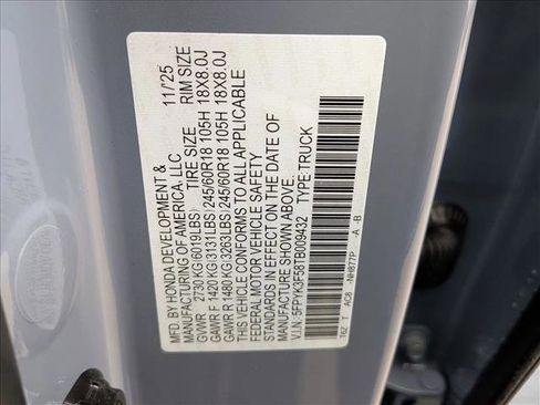 New 2026 Honda Ridgeline RTL image 17