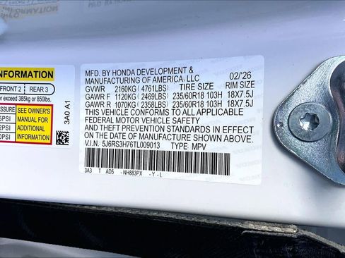 New 2026 Honda CR-V EX-L image 19