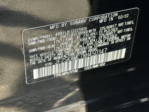 Certified 2022 Subaru Forester Wilderness AWD/4WD image 33