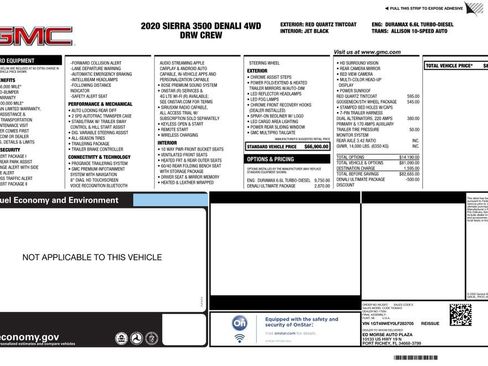 Used 2020 GMC Sierra 3500 Denali w/ Denali Ultimate Package AWD/4WD image 4