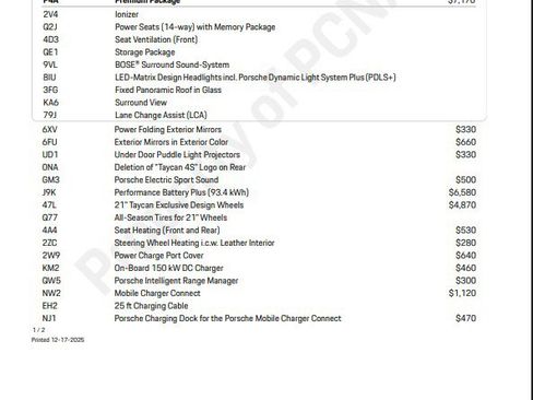 Certified 2020 Porsche Taycan 4S image 12