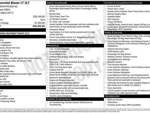 Used 2023 Chevrolet Blazer LT image 2