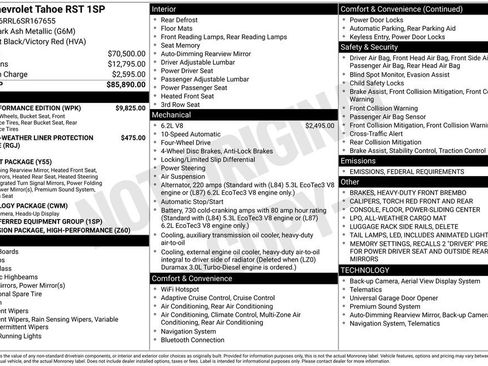 Used 2025 Chevrolet Tahoe RST w/ RST Performance Edition image 13