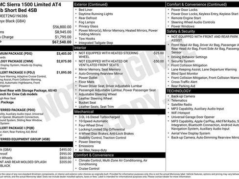 Used 2022 GMC Sierra 1500 AT4 w/ AT4 Premium Package AWD/4WD image 6