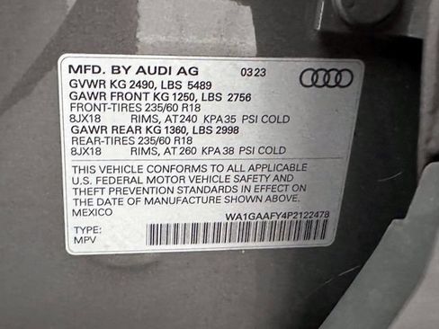 Used 2023 Audi Q5 2.0T Premium w/ Convenience Package AWD/4WD image 37