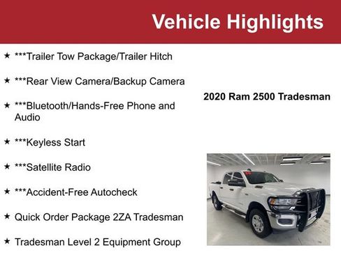Used 2020 RAM 2500 Tradesman AWD/4WD image 2