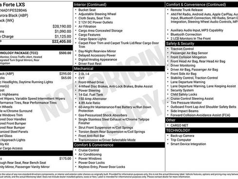 Used 2023 Kia Forte LXS w/ LXS Technology Package image 5