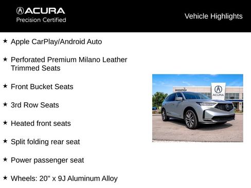 Certified 2026 Acura MDX w/ Technology Package AWD/4WD image 21