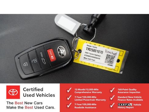 Certified 2025 Toyota Highlander Limited image 30