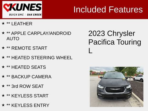 Used 2023 Chrysler Pacifica Touring-L FWD image 2