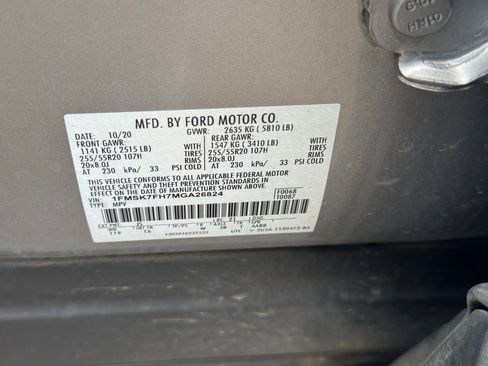 Used 2021 Ford Explorer Limited w/ Equipment Group 301A image 44