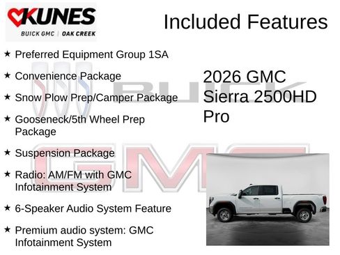New 2026 GMC Sierra 2500 Pro AWD/4WD image 2