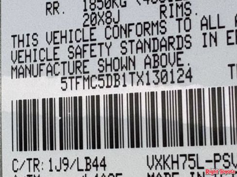 New 2026 Toyota Tundra 1794 Edition AWD/4WD image 24