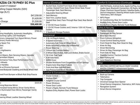 New 2026 MAZDA CX-70 SC Plus image 23