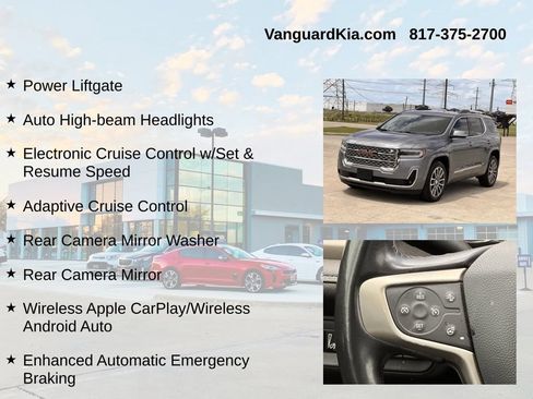 Used 2021 GMC Acadia Denali w/ Denali Technology Package FWD image 12