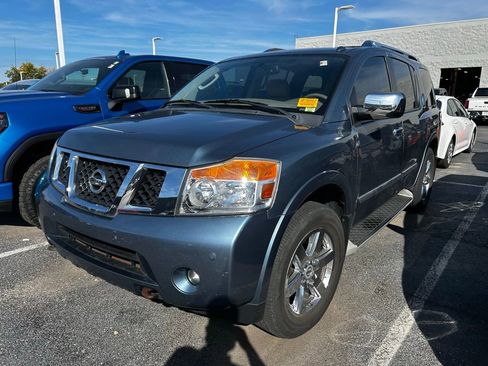 Used 2011 Nissan Armada Platinum w/ 2nd Row Captain Seat Pkg image 2