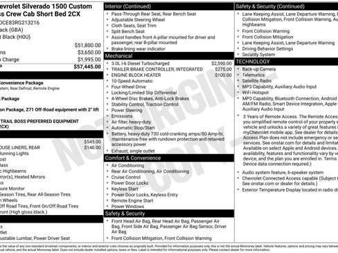 Used 2024 Chevrolet Silverado 1500 Custom Trail Boss AWD/4WD image 3
