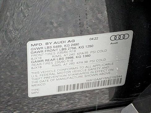 Certified 2022 Audi Q5 2.0T Premium w/ Convenience Package image 17