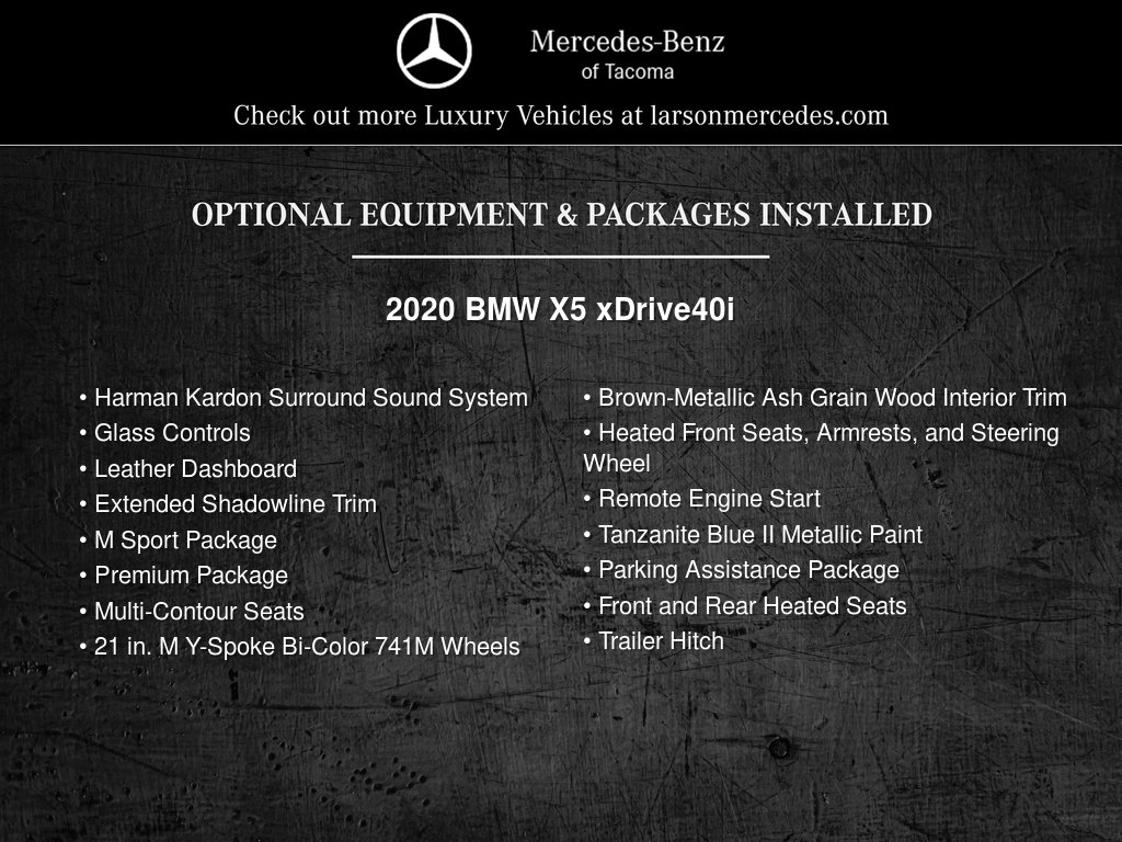 Used 2020 BMW X5 xDrive40i w/ M Sport Package AWD/4WD image 3