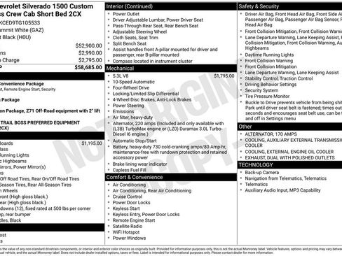 Used 2026 Chevrolet Silverado 1500 Custom Trail Boss AWD/4WD image 29