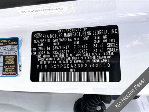 Used 2019 Kia Sorento AWD image 29