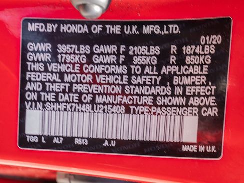 Used 2020 Honda Civic Sport image 32