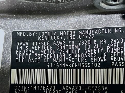 Certified 2022 Toyota Camry SE w/ Cold Weather Package FWD image 27