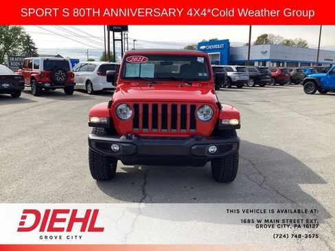 Used 2021 Jeep Wrangler Sport AWD/4WD image 2
