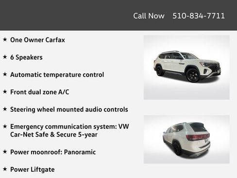 Used 2025 Volkswagen Atlas Peak Edition SE AWD/4WD image 4