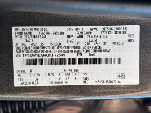 Used 2016 Ford F150 XLT w/ Equipment Group 302A Luxury AWD/4WD image 36